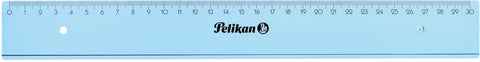 PELIKAN Lineal 30cm 7137455 transaparent blau
