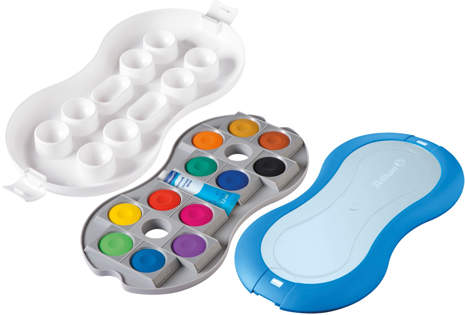 PELIKAN Deckfarbkasten Space 724617 Tube 12+1 Stück