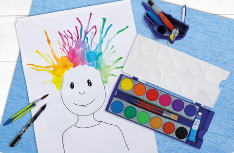 PELIKAN Deckfarben 735K/12 12 Farben Deckweiss