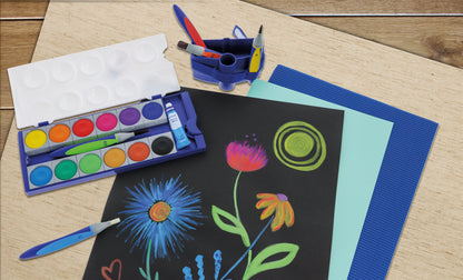 PELIKAN Deckfarben 735K/24 24 Farben Deckweiss