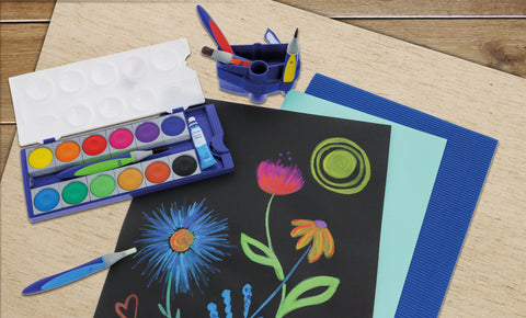 PELIKAN Deckfarben 735K/24 24 Farben Deckweiss