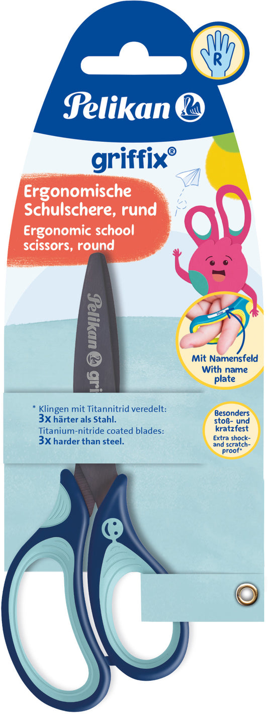 PELIKAN griffix Schere Blau 803502 Rechtshänder