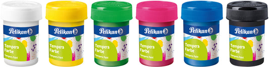 PELIKAN Temperafarbe Grundfarben 25ml 804882 6 Farben ass.