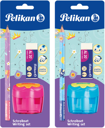 PELIKAN Starterset Schreiben 807432 Radierer,Anspitzer,Bleistift