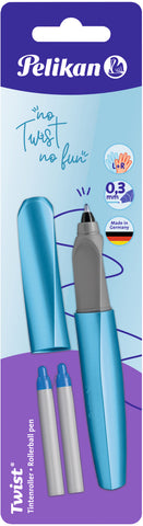 PELIKAN Tintenroller Twist M 811286 Frosted Blue