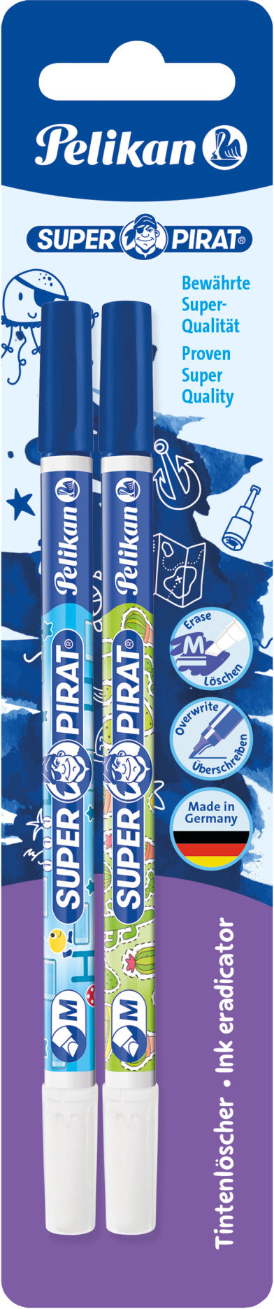 PELIKAN Tintenlöscher M 811576 Super Pirat 3 Farben