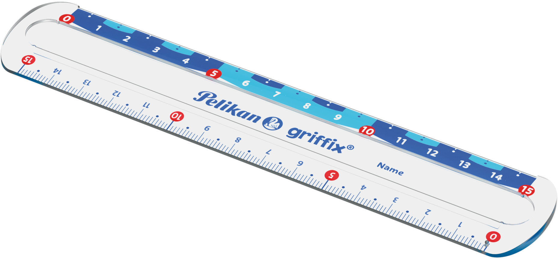 PELIKAN Lineal Griffix 15cm 822275 transparent