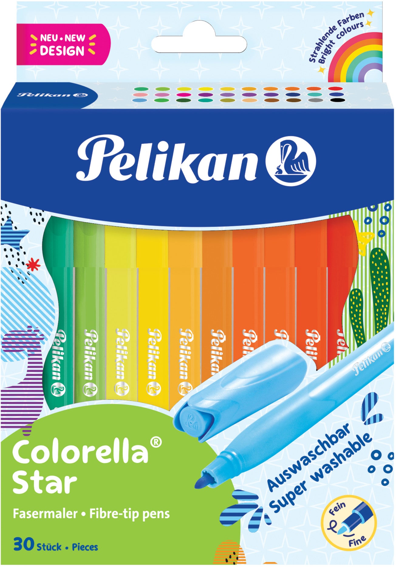 PELIKAN Filzstifte Colorella 822336 30er Kartonetui