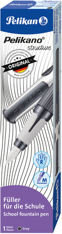PELIKAN Füllhalter Structure M 824507 grau, Rechtshänder