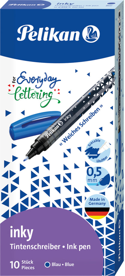 PELIKAN Fasermaler inky 273 0,5mm 940494 blau, löschbar