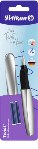 PELIKAN Füllhalter Twist M 947366 silber