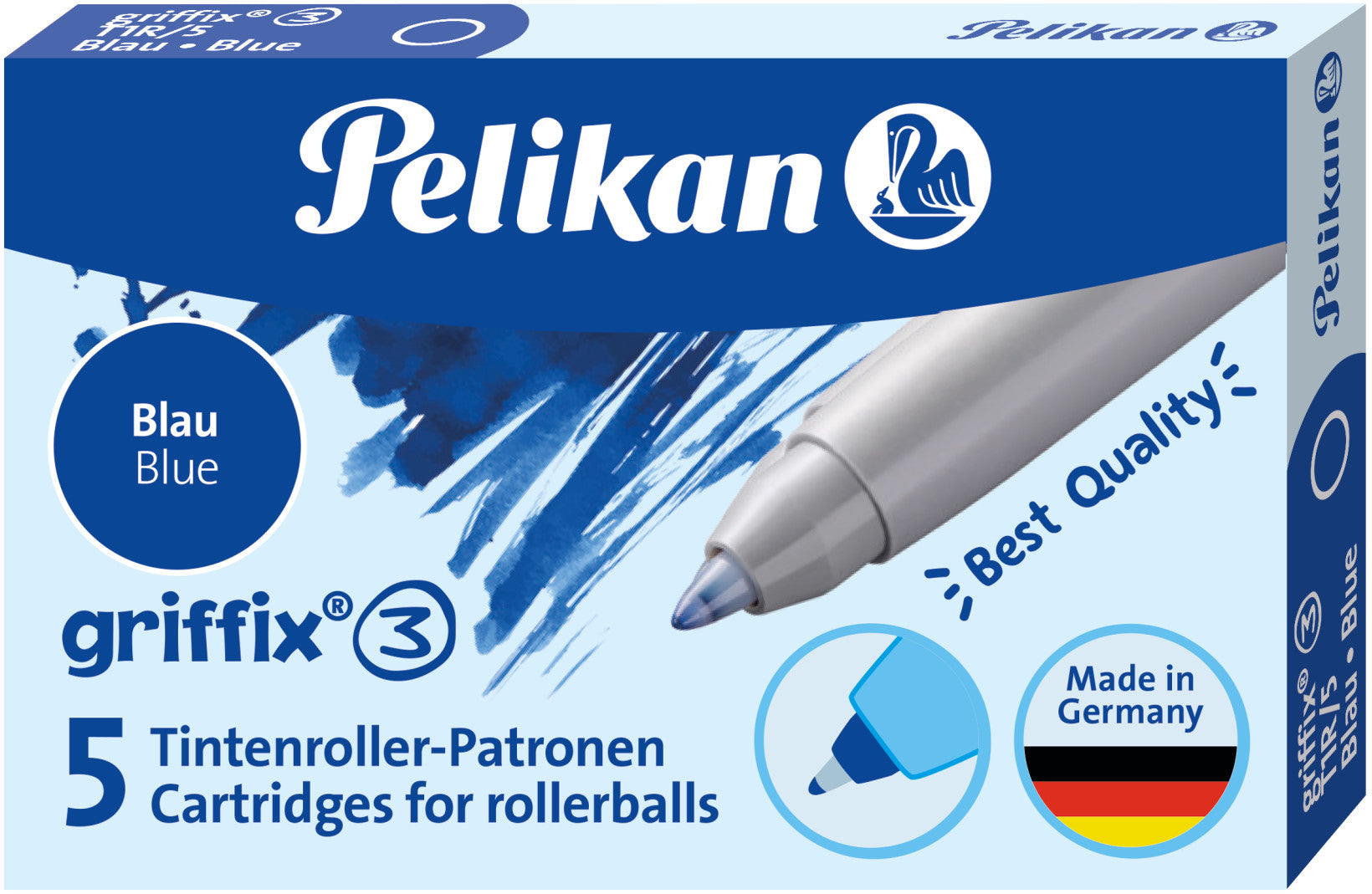 PELIKAN Patrone Griffix T1R blau 5 Stck.