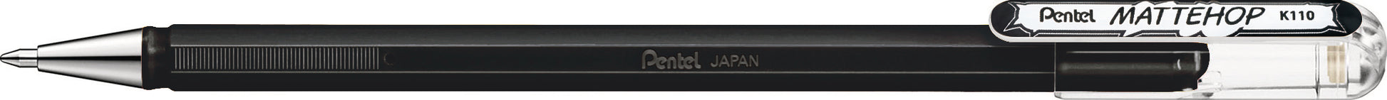 PENTEL Gel-Tintenroller Mattehop K110-VAX Mattehop schwarz