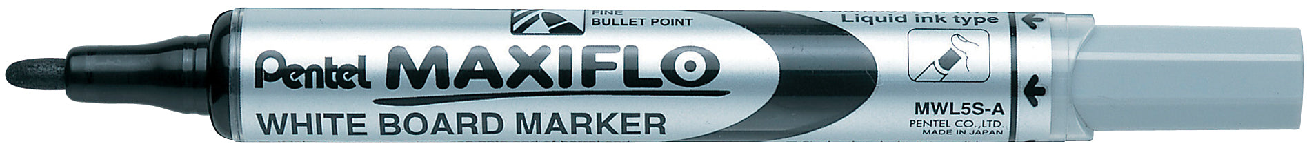 PENTEL Whiteboard Marker MAXIFLO 4mm MWL5S-A schwarz