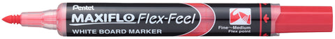 PENTEL Whiteboard Marker Maxiflo MWL5SBF-4 FlexFeel, 4 Stück