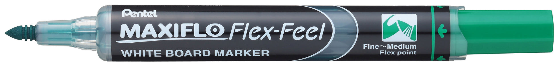 PENTEL Whiteboard Marker Maxiflo MWL5SBF-4 FlexFeel, 4 Stück