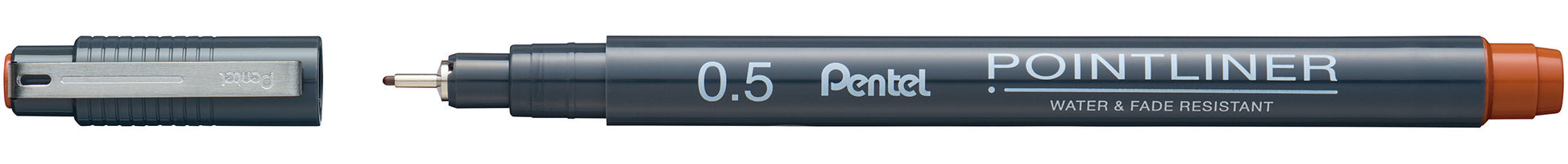 PENTEL Fineliner Pigment 0.5 mm S20P-5SG POINTLINER, sanguine