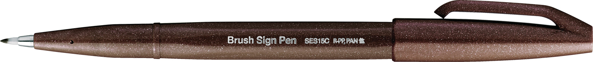 PENTEL Brush Sign Pen SES15C-E3X dunkelbraun