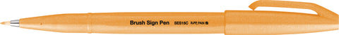 PENTEL Brush Sign Pen SES15C-FFX Fluo orange