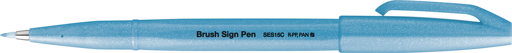 PENTEL Brush Sign Pen SES15C-FSX Fluo hellblau
