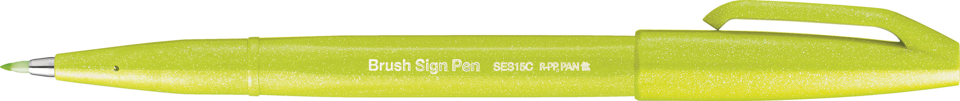 PENTEL Brush Sign Pen SES15C-K2X limonengrün
