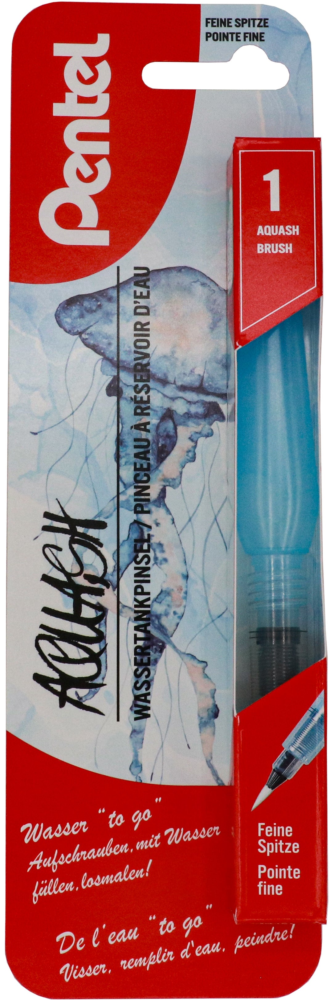 PENTEL Aquash Wasserpinsel F XFRH/1-F blau