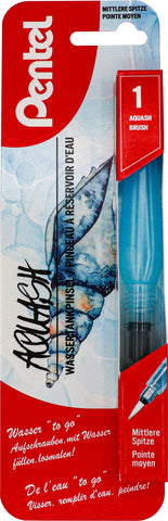 PENTEL Aquash Wasserpinsel M XFRH/1-M blau