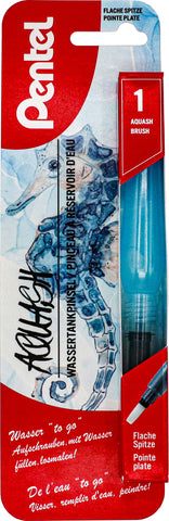 PENTEL Aquash Wasserpinsel MH XFRH/1-MH blau, flach