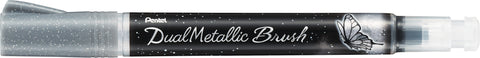 PENTEL Brushpen Dual Metallic XGFH-DZ silber