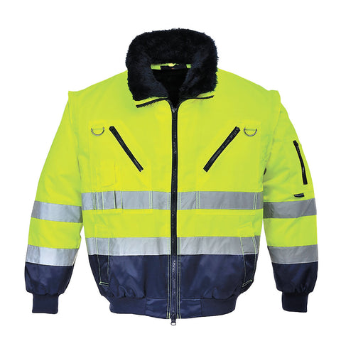 Portwest PJ50 Arbeitsjacke – Gelb/Marine – robust & funktional