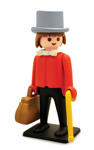 PLAYMO VINTAGE FIG. LE GENTLEMAN DU FAR WEST