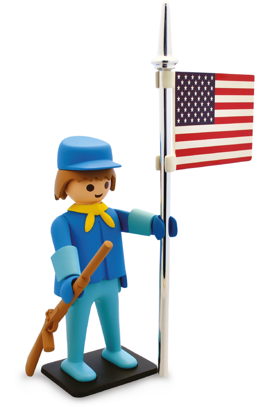 PLAYMO VINTAGE FIG. LE CAVALIER AMERICAIN