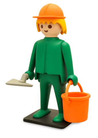 PLAYMO VINTAGE FIG. L'OUVRIER MACON