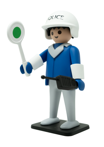 PLAYMO VINTAGE FIG. LE POLICIER