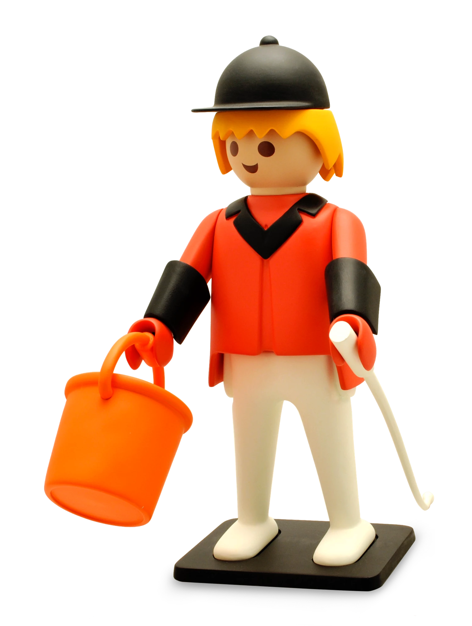 PLAYMO VINTAGE FIG. LE CAVALIER DE CONCOURS D'OBSTACLES