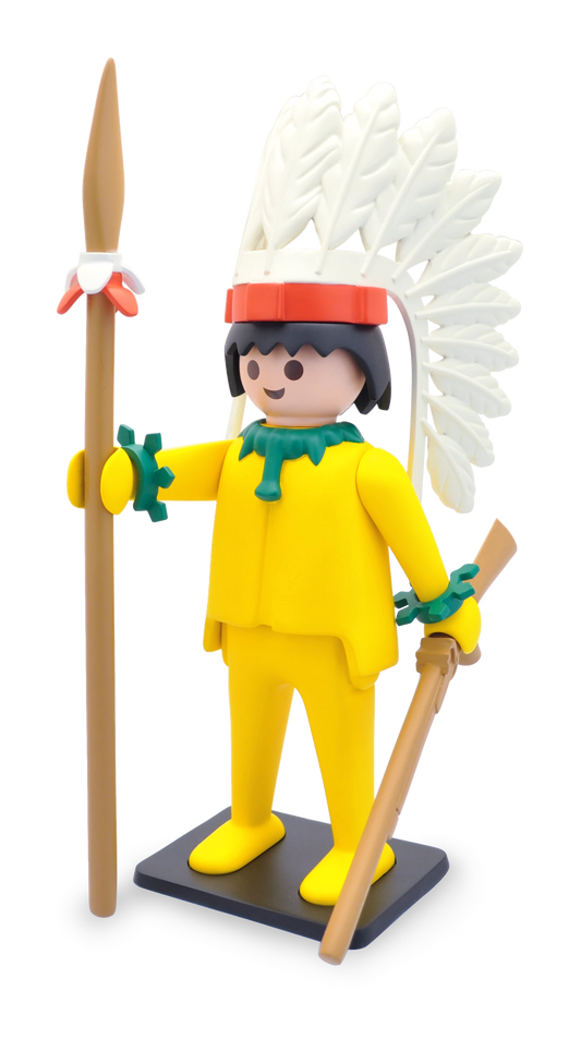 PLAYMO VINTAGE FIG. LE CHEF INDIEN