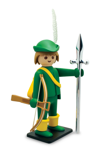 PLAYMO VINTAGE FIG. LE JEUNE ARQUEBUSIER