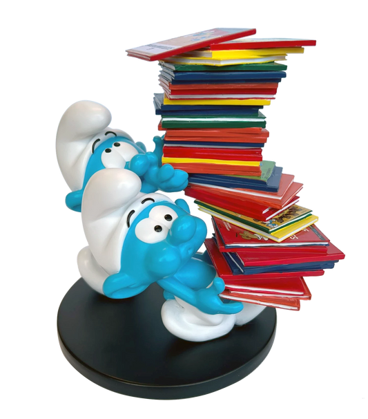 SAMMELFIG.LES DIE SCHLÜMPFE PILE D'ALBUM