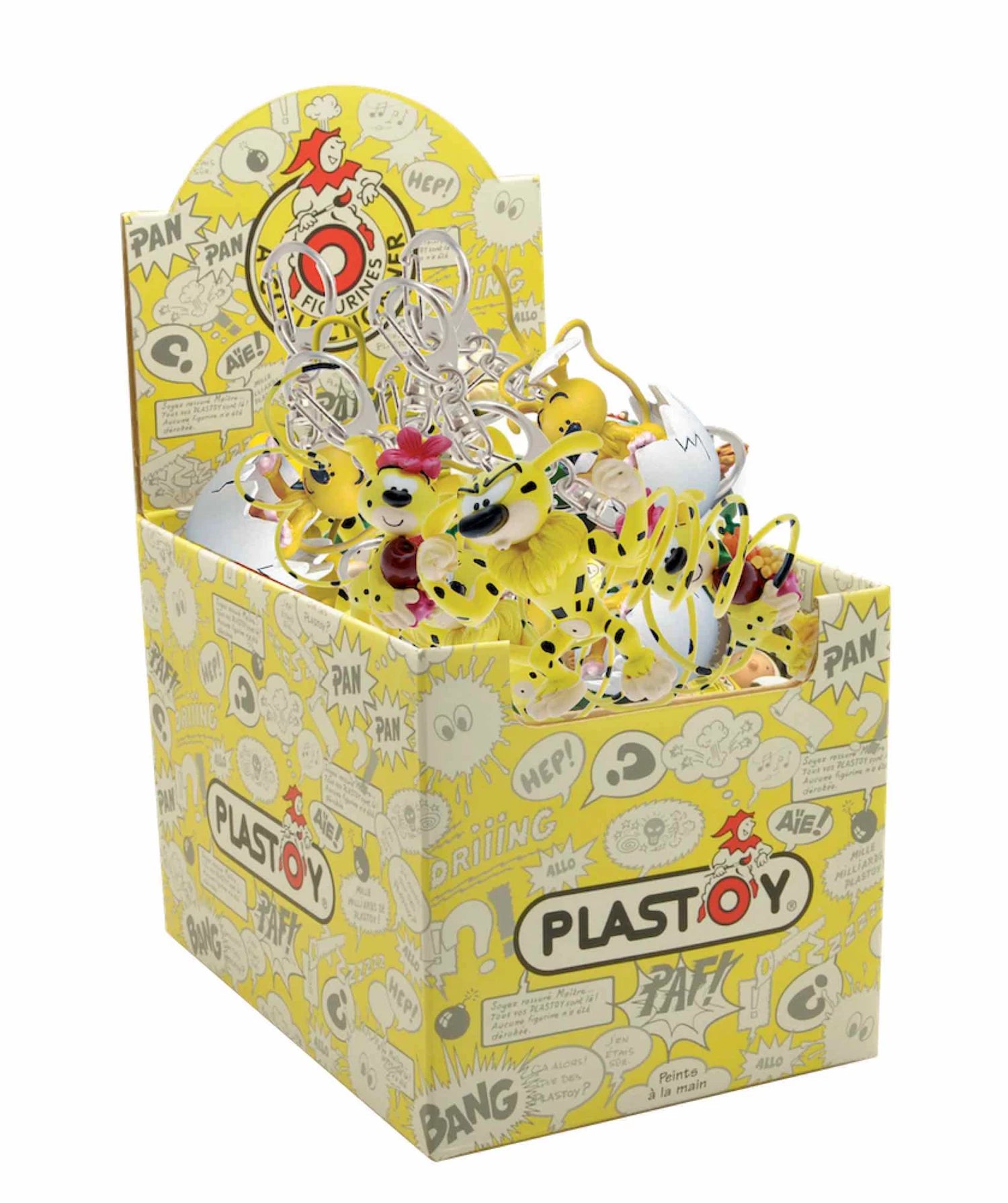 KASTEN PRESENTOIR 25 SCHLÜSSELANHÄNGER ASSORTIS MARSUPILAMI