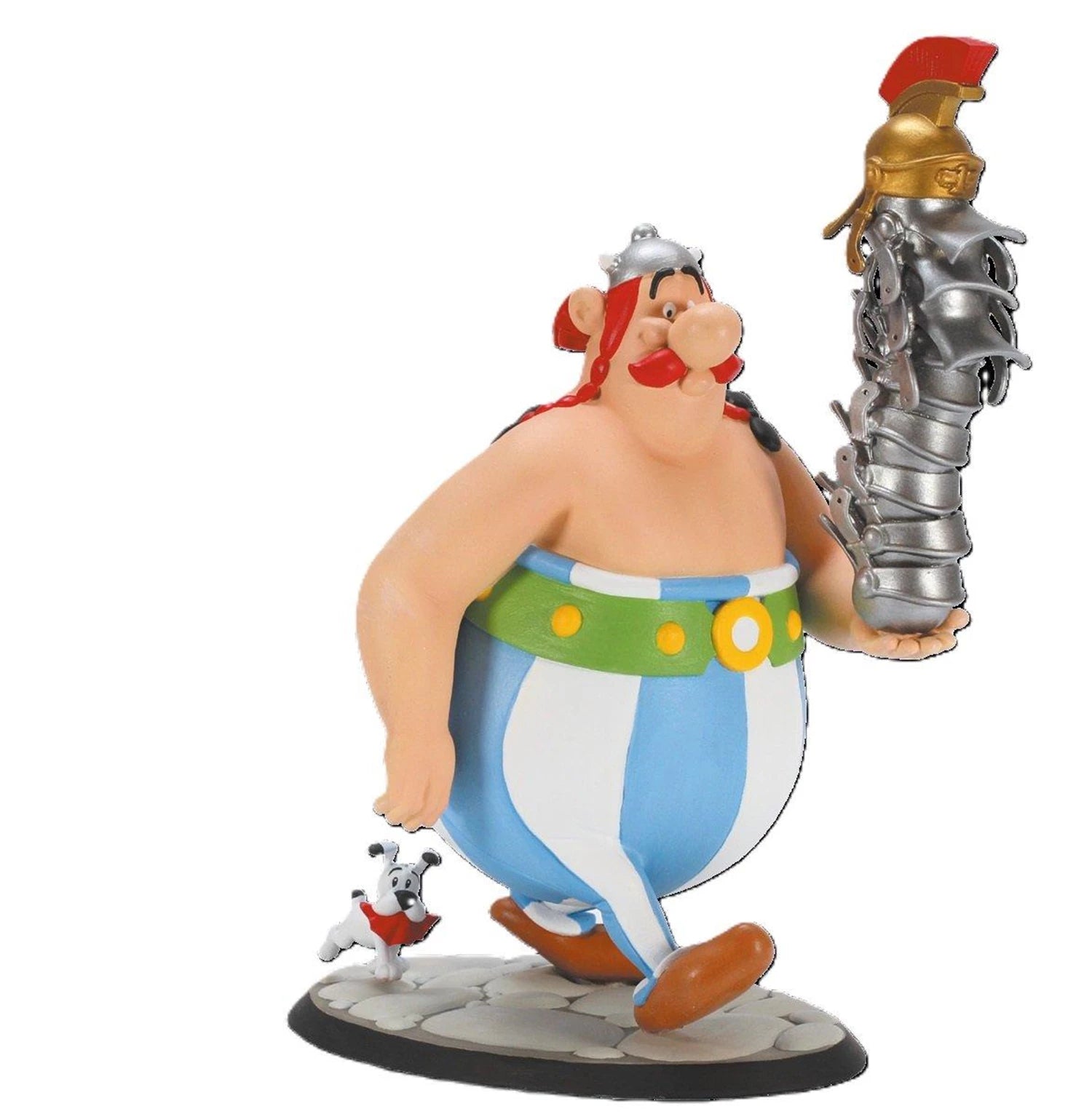 OBELIX PILE DE CASQUES ET IDEFIX