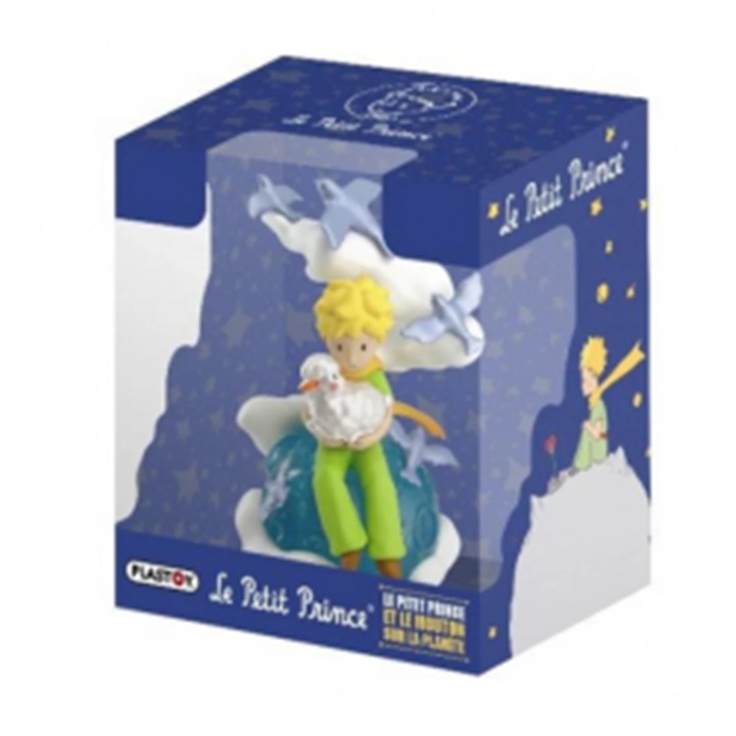 FIG LE PETIT PRINCE ET LE MOUTON SUR LA PLANETE