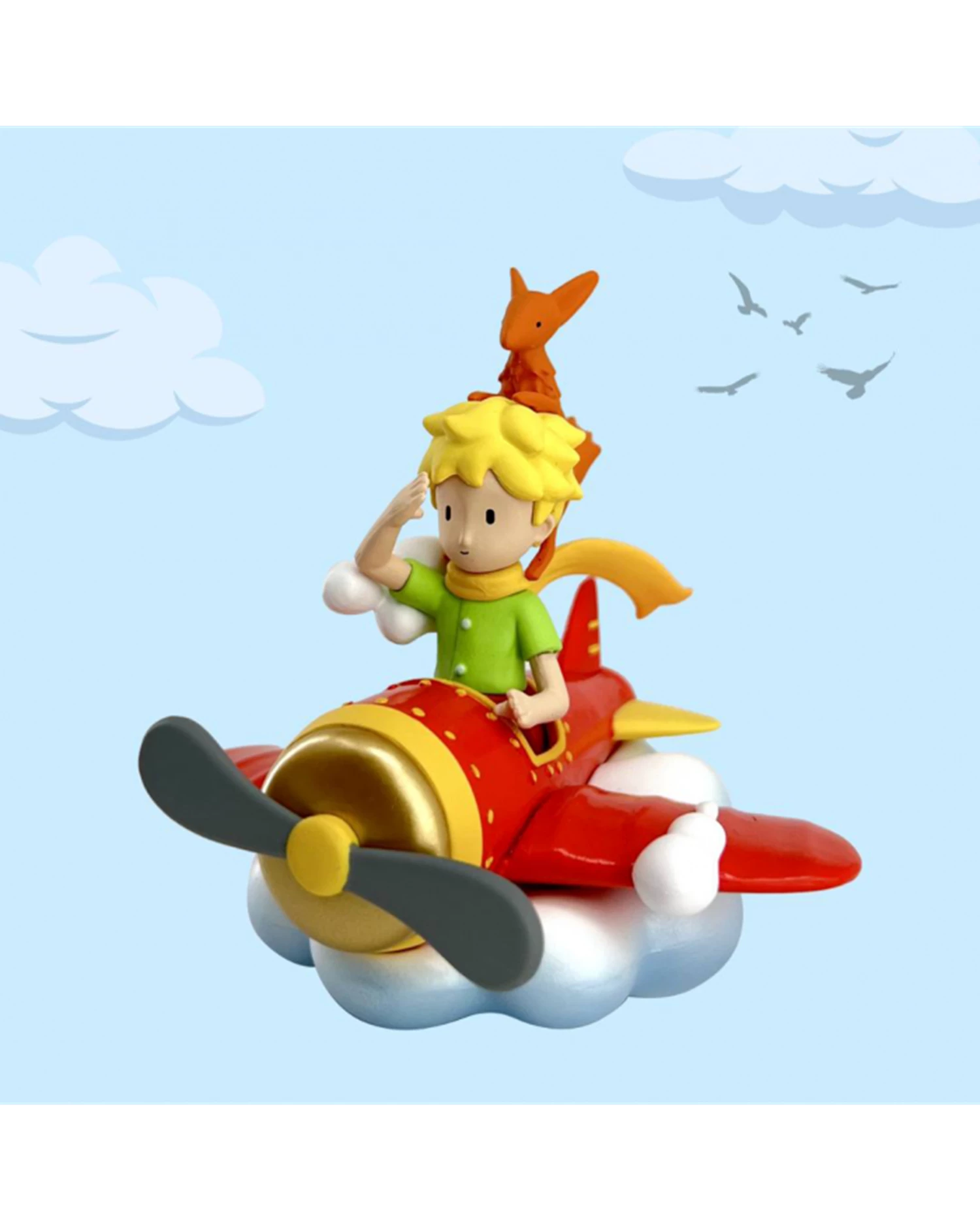 FIG LE PETIT PRINCE ET LE RENARD EN AVION