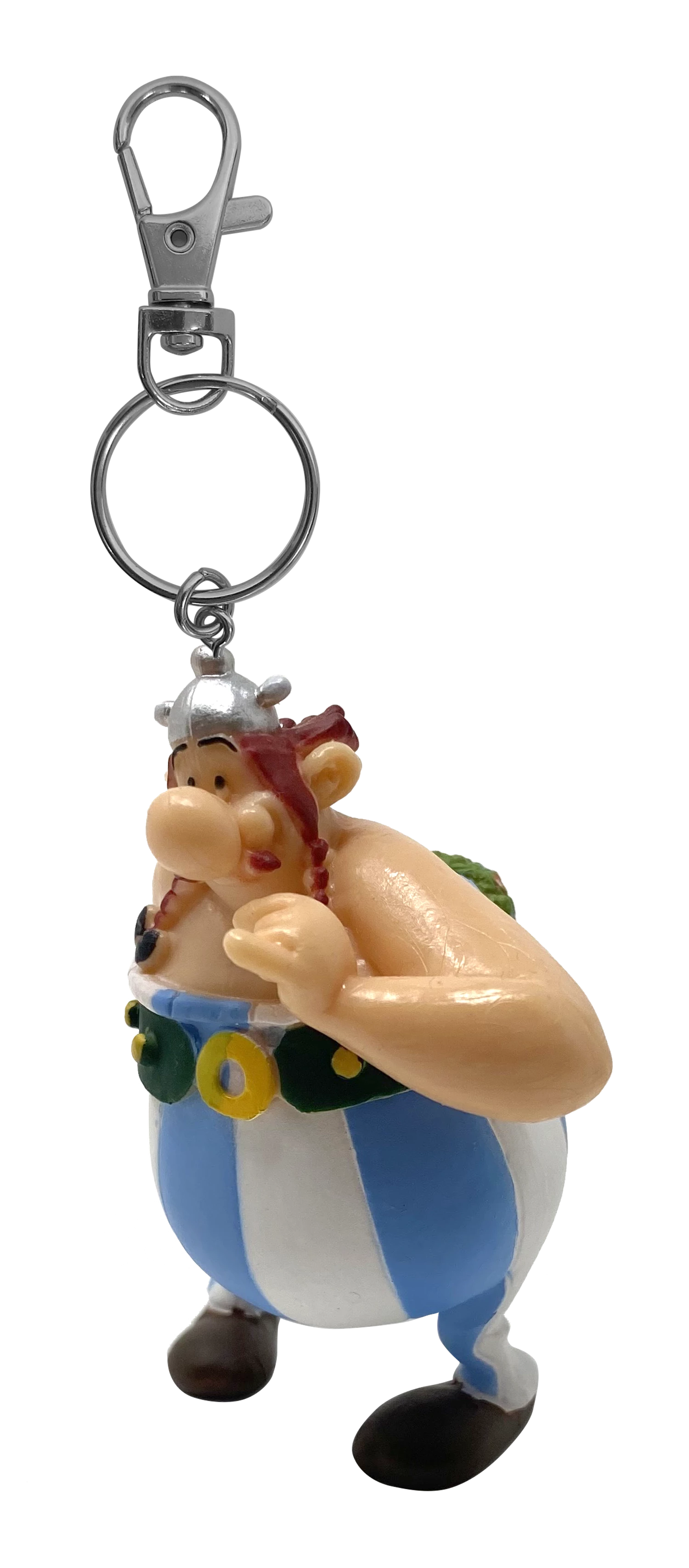 SCHLÜSSELANHÄNGER OBELIX AMOUREUX AVEC BOUQUET DE FLEURS