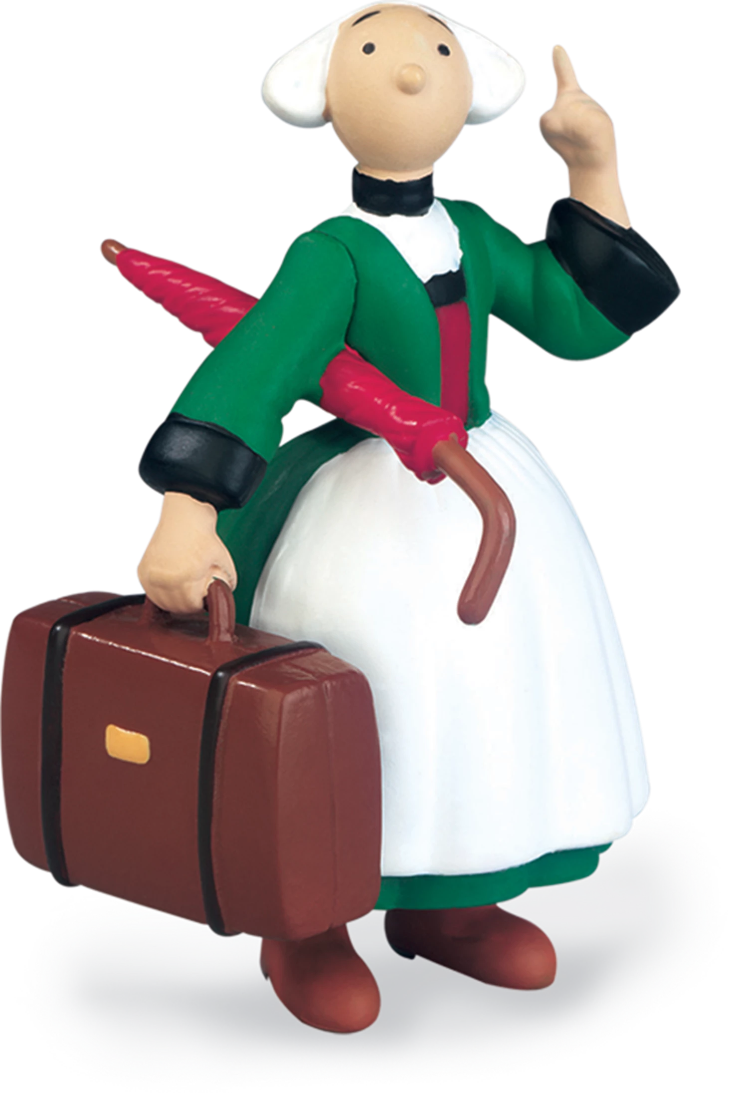 FIG BECASSINE VALISE ET PARAPLUIE