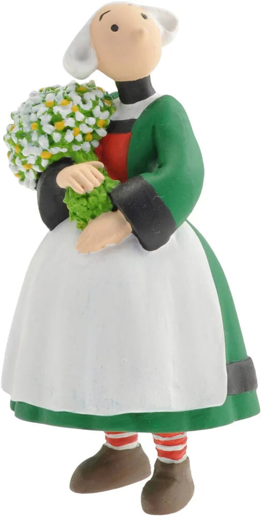 FIG BECASSINE AVEC UN BOUQUET DE FLEURS