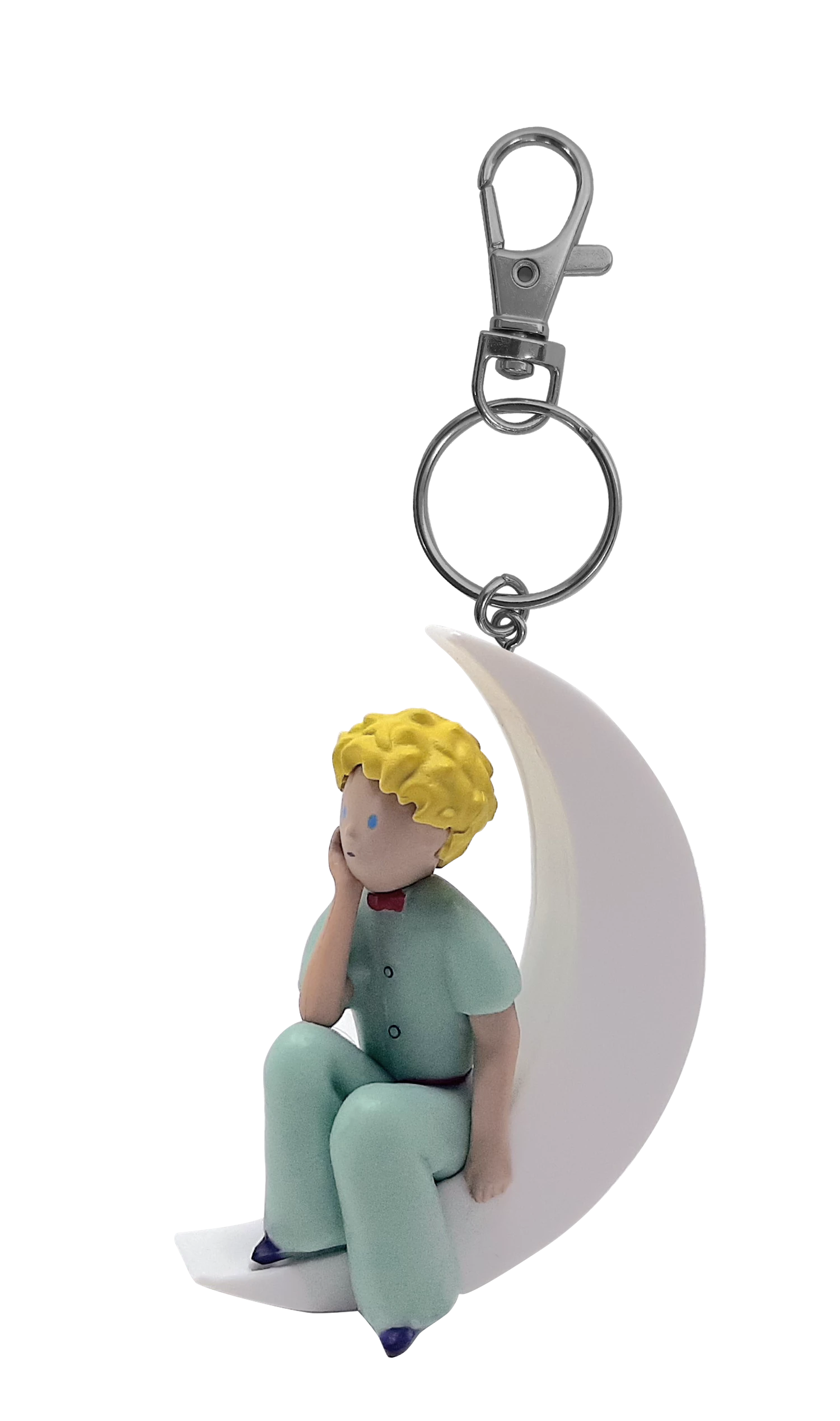 SCHLÜSSELANHÄNGER LE PETIT PRINCE ASSIS SUR LA LUNE