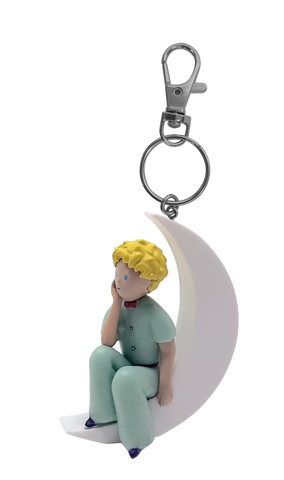 SCHLÜSSELANHÄNGER LE PETIT PRINCE ASSIS SUR LA LUNE
