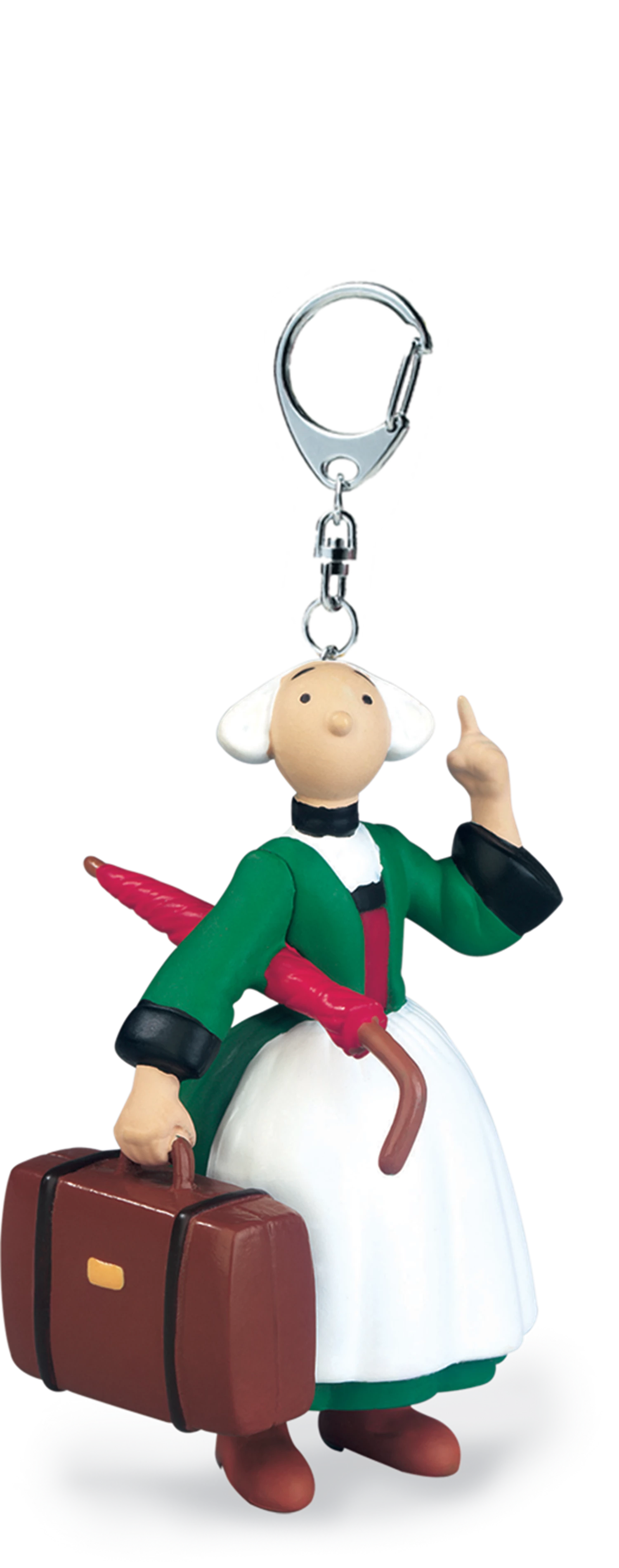 SCHLÜSSELANHÄNGER BECASSINE VALISE ET PARAPLUIE