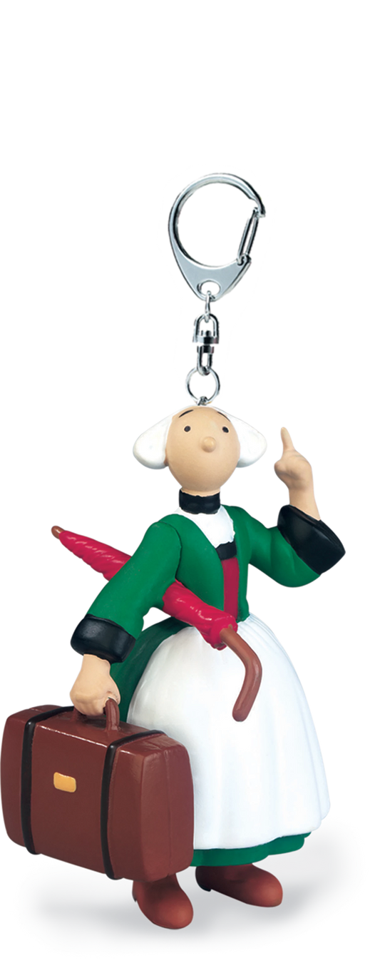 SCHLÜSSELANHÄNGER BECASSINE VALISE ET PARAPLUIE