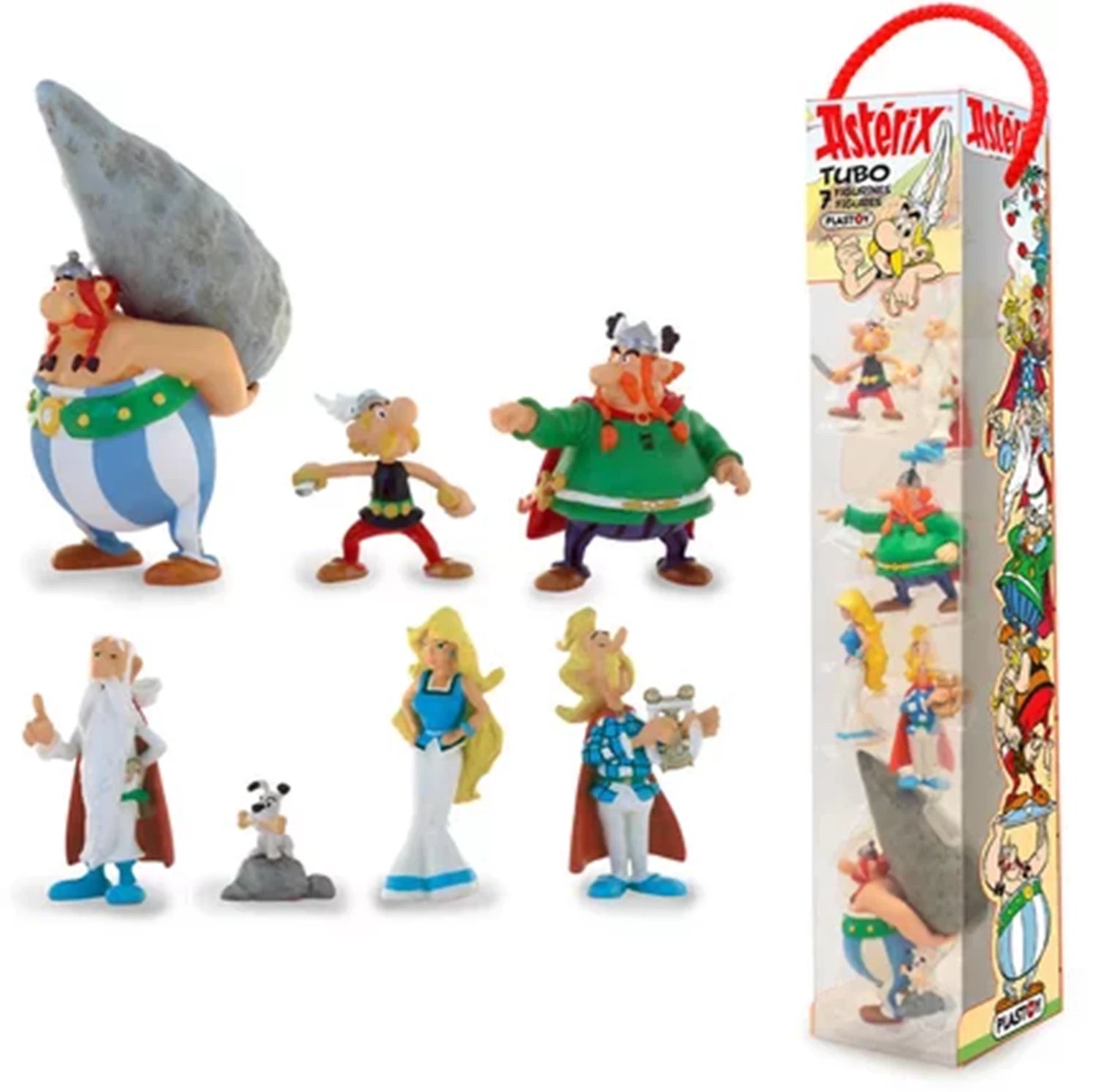 TUBO ASTERIX - LE VILLAGE GAULOIS - 7 FIG.